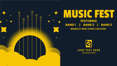 Music Fest Facebook event cover Image Preview