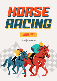 Derby Racing Poster Design