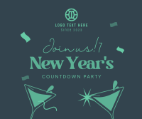 New Year Countdown Facebook post Image Preview