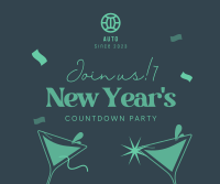 New Year Countdown Facebook post Image Preview