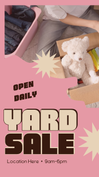 Quirky Yard Sale TikTok Video Image Preview