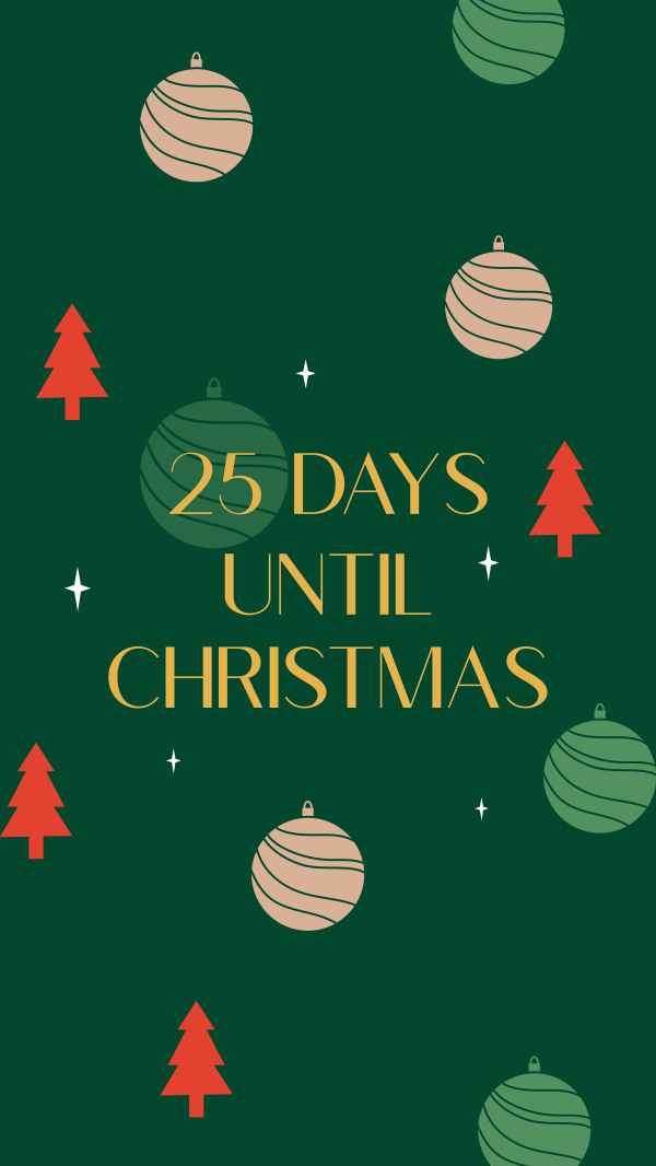 Christmas Countdown Facebook Story Design