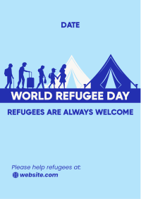 Welcome Refugee Day Flyer Image Preview