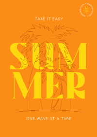 Easy Summer Poster Design