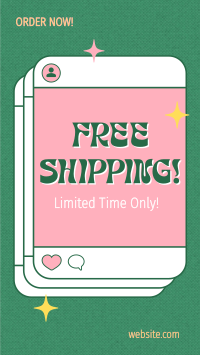 Quirky Shipping Delivery TikTok Video Design