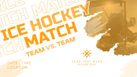 Ice Hockey Versus Match Animation Design