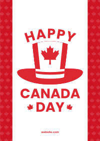 Canada  Hat Poster Design