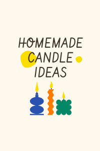 Handcrafted Candles Pinterest Pin Design