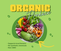 Healthy Salad Facebook Post Design