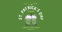 St. Patrick's Beer Facebook Ad Design