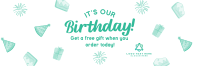 Business Birthday Promo Twitter Header Image Preview
