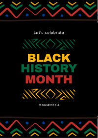 Celebrate Black History Flyer Design
