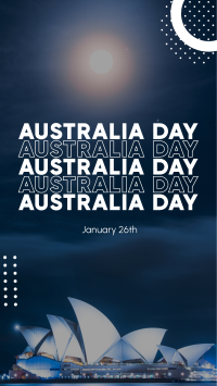 Australia Scenery Facebook Story Design