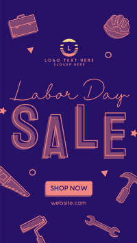 It's Sale This Labor Day Facebook Story Image Preview