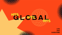 Global Music Hits YouTube Banner Design
