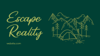 Escape Reality Facebook Event Cover Design