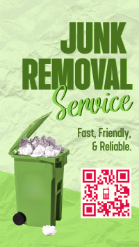 Junk Removal Service Instagram story Image Preview
