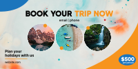 Trip Destination Twitter Post Design