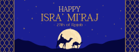 Celebrating Isra' Mi'raj Journey Facebook Cover Design