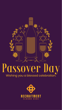Celebrate Passover Instagram Story Design