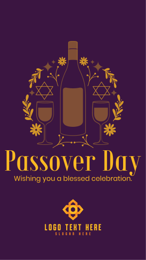 Celebrate Passover Instagram story Image Preview