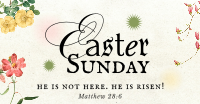 Easter Floral Facebook Ad Design