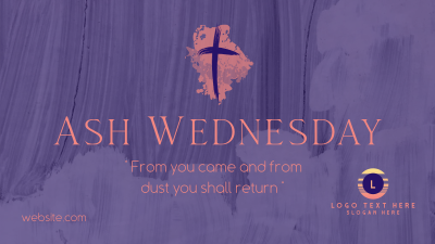 Ash Wednesday Celebration Facebook event cover Image Preview
