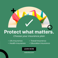 Protect What Matters Instagram Post Design