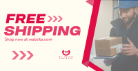 Limited Free Shipping Promo Facebook Ad Design