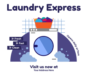 Laundry Express Facebook post