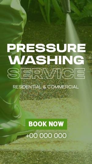 Professional Pressure Wash Facebook story Image Preview