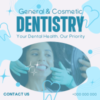 General & Cosmetic Dentistry Linkedin Post Image Preview