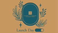 Business Launch Day Facebook Event Cover Design