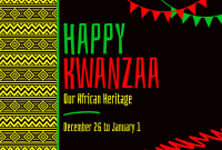 Ethnic Kwanzaa Heritage Pinterest board cover Image Preview