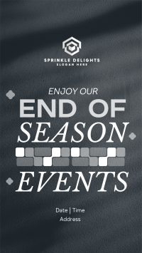 End of Season Events YouTube Short Image Preview