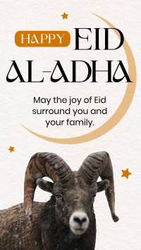 Happy Eid al-Adha Instagram reel Image Preview
