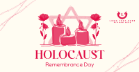 Holocaust Memorial Facebook Ad Design