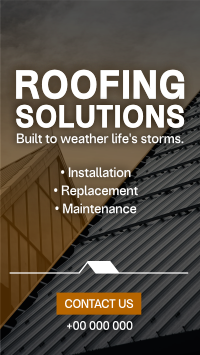 Corporate Roofing Solutions Instagram reel Image Preview
