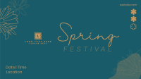 Spring Festival Facebook event cover Image Preview