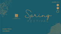 Spring Festival Facebook Event Cover Design