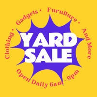 Comic Yard Sale Instagram Post Design