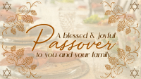 Rustic Passover Greeting Facebook event cover Image Preview