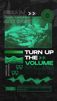 Volume Up Hire DJ TikTok Video Image Preview