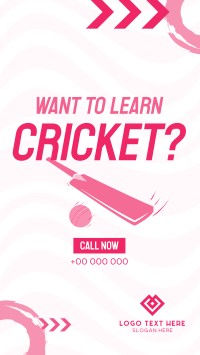 Time to Learn Cricket Instagram reel Image Preview
