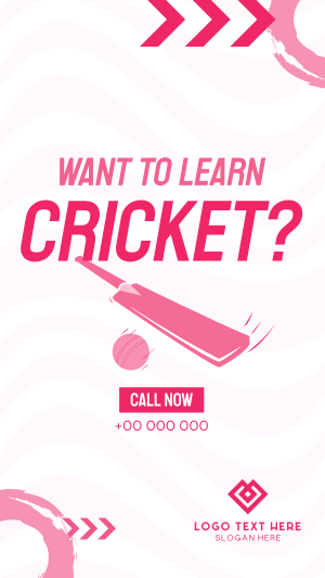 Time to Learn Cricket Instagram Reel Image Preview