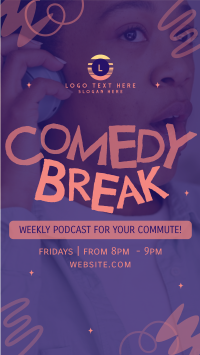 Comedy Break Podcast Instagram reel Image Preview