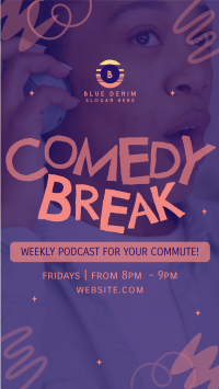 Comedy Break Podcast Instagram Reel Image Preview