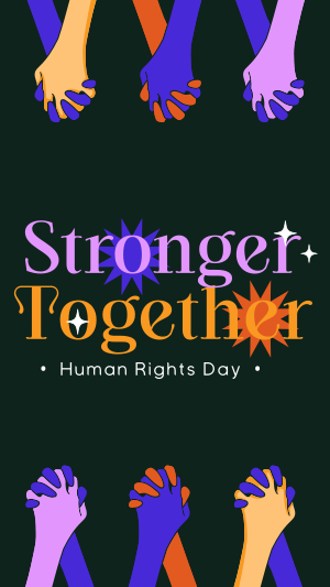 Stronger Together this Human Rights Day Instagram story Image Preview