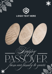 Modern Nostalgia Passover Poster Design