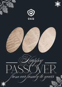 Modern Nostalgia Passover Poster Image Preview